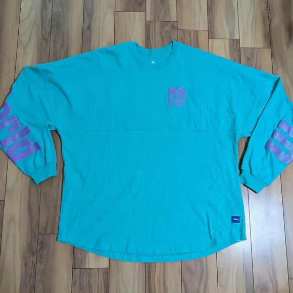 EUC! Walt Disney World Spirit Jersey Blue And Purple Ariel Theme Adult XL - Picture 8 of 13